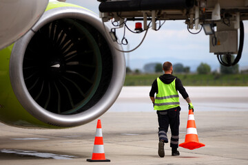 Airport worker