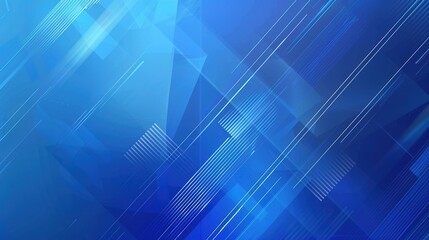 Futuristic Blue Geometric Business Background with Subtle Gradients