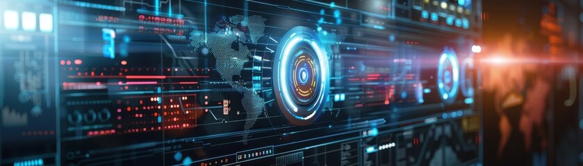 Simple elegant AI interface on hyper realistic computer screen, sleek design, futuristic technology, digital innovation