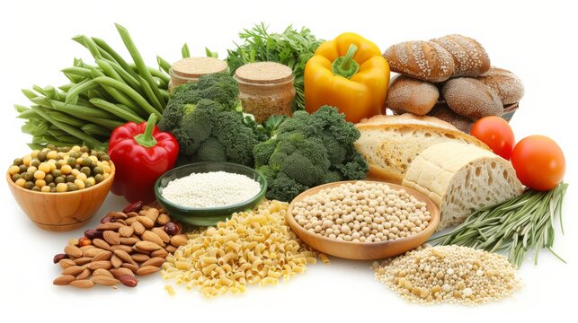 Variety of fiber rich foods in each meal can ensure a balanced intake of both soluble and insoluble fibers contributing to overall health and well being