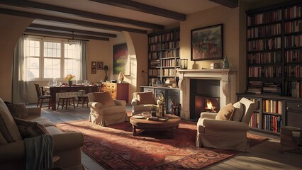 Interior of living room