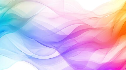 Abstract Colorful Wavy Background