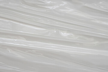 White Plastic Film Texture Background