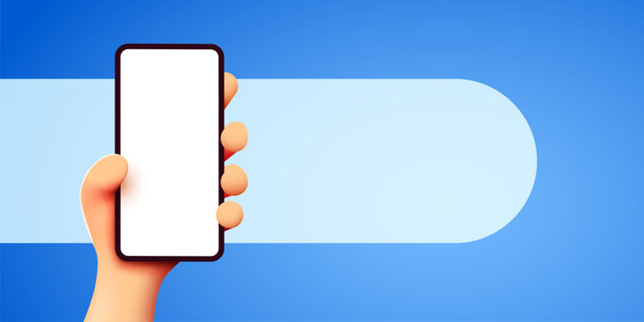 Call us now. Hand holding phone with message. Customer support concept.