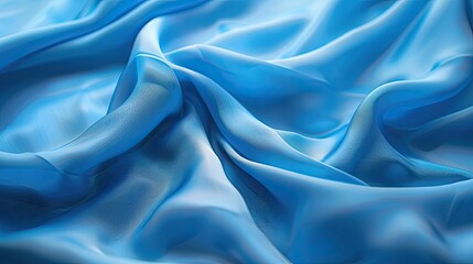 Obraz premium blue fabric cloth background texture