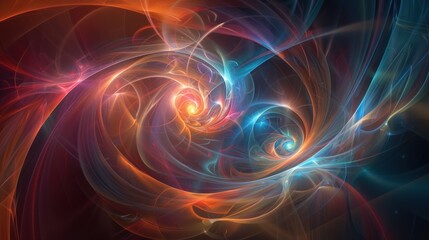 Abstract Swirling Light