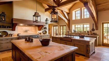 interior of a kitchen