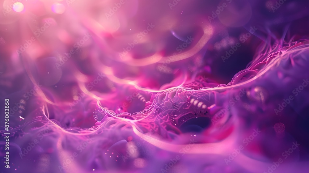 Poster ethereal organic shapes: abstract macro backdrop with soft focus