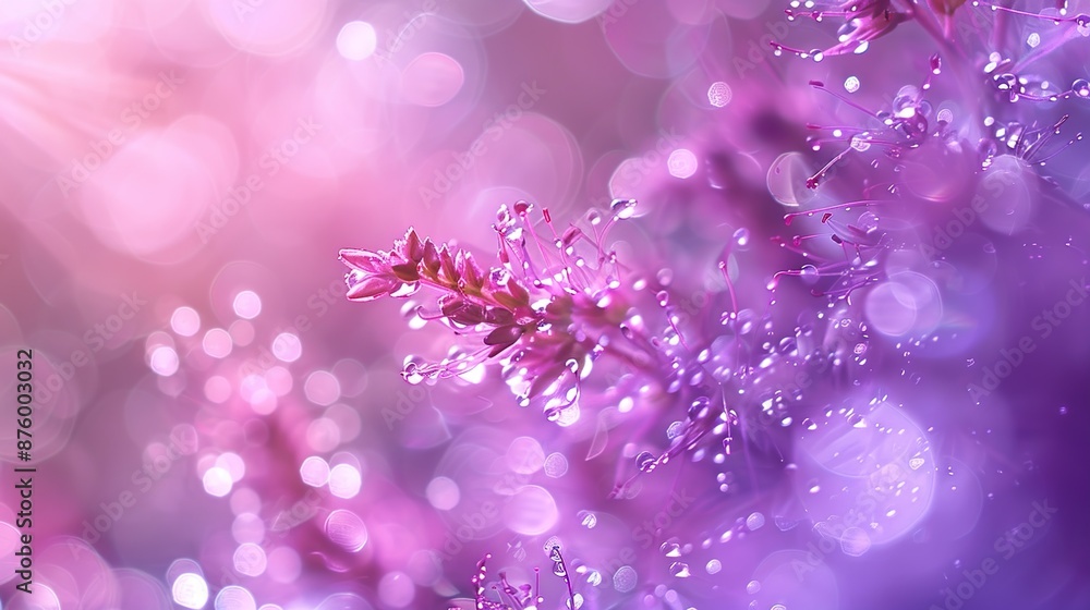 Aufkleber ethereal macro patterns: dreamy blurred texture with ample copy space