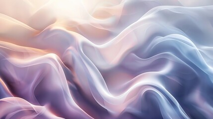 Fototapeta premium Serene Abstract Seascape with Soft Macro Waves and Light Gradients