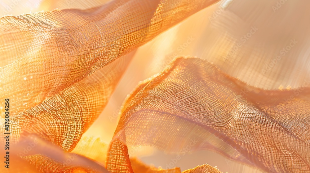 Poster macro image of skin with a translucent quality, capturing light and shadows