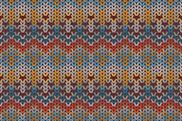 Fototapeta premium knitted pattern. knitted vector pattern. Seamless gradient pattern for clothing, wrapping paper, backdrop, background.