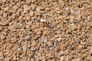 background with small beige gravel stones	
