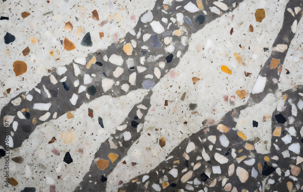 Poster surface of terrazzo floor texture abstract background. generative ai.
