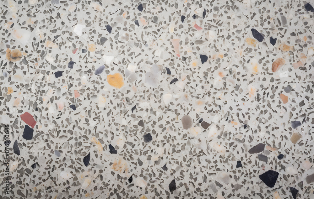 Poster surface of terrazzo floor texture abstract background. generative ai.