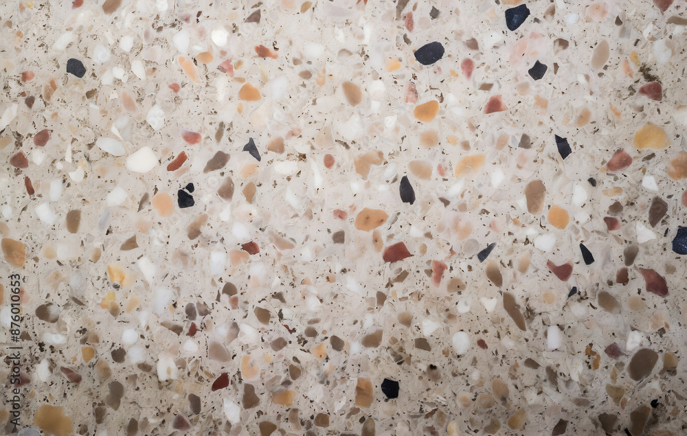 Poster surface of terrazzo floor texture abstract background. generative ai.