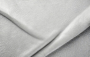 white leather texture used as backgrounds for design work. antique leather for upholstery. Generative AI.
