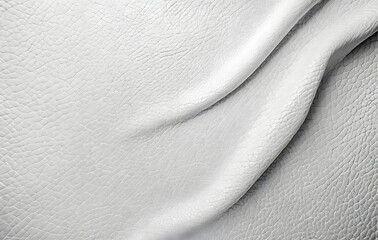 white leather texture used as backgrounds for design work. antique leather for upholstery. Generative AI.