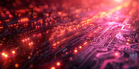 Neon Tech Canvas: Abstract Textures & Patterns