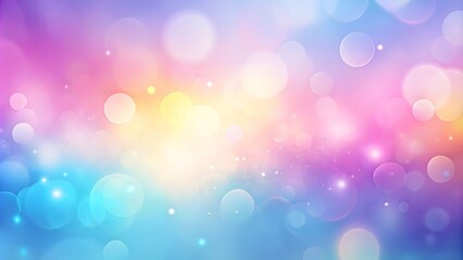 Obraz premium Pastel colorful gradient with bokeh light background