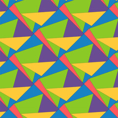 Abstract geometric repeat pattern.Colorful seamless pattern.Graphic vector illustration.