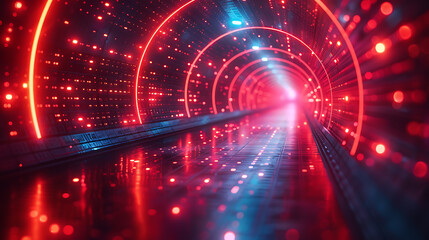 Obraz premium Cybersecurity Alert: Futuristic Threats Uncovered