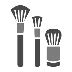 Makeup brushes Icon