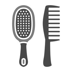 Hair brushes Icon