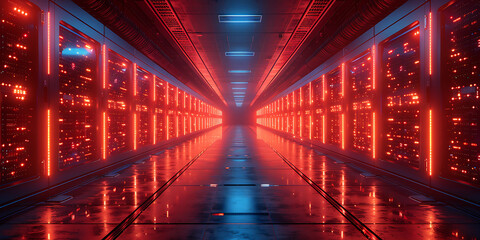 Fototapeta premium Future-Proof Data Storage Solutions: Empty Canvas