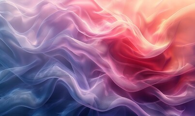 Fototapeta premium Colorful Abstract Fabric Waves. Ideal for design, fashion, and creative projects, for backgrounds, textiles, and art inspiration, design, visual effects, and creative concepts.