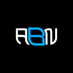 ABN logo design, ABN simple and modern logo. ABN luxurious alphabet design