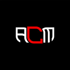 ACM logo design, ACM simple and modern logo. ACM luxurious alphabet design