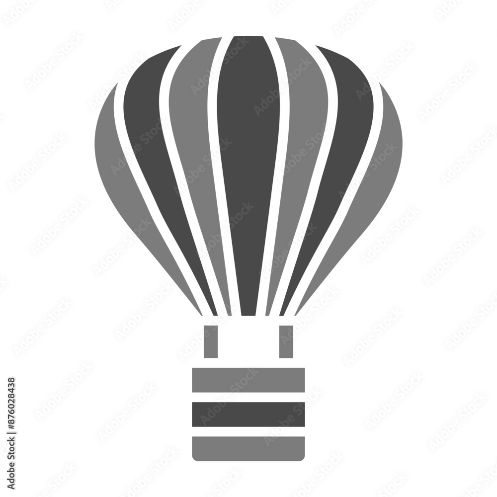 Canvas Prints hot air balloon icon