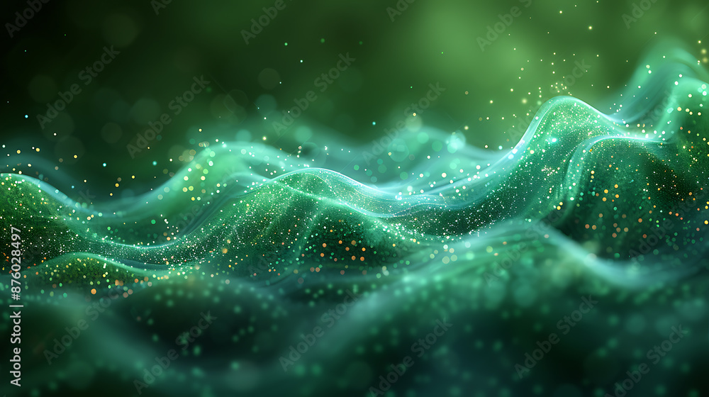 Poster big data visualization abstract illustration