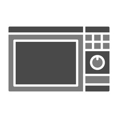 Fototapeta premium Microwave Icon