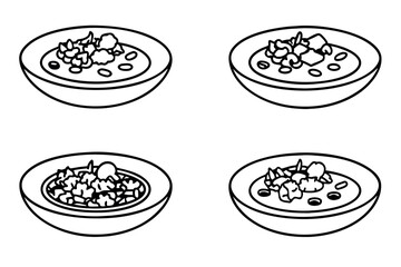 Goulash line art design illustration classic hand drawing