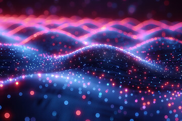 Fototapeta premium Big Data Ocean: Vast Information Flow