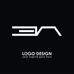 BA BA Logo Design, Creative Minimal Letter BA BA Monogram