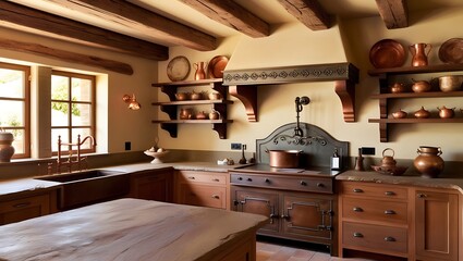 interior of a kitchen