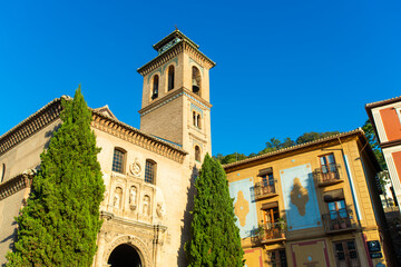 Iglesia de San Gil y Santa Ana, Granada, Andalusia, Spain, Europe