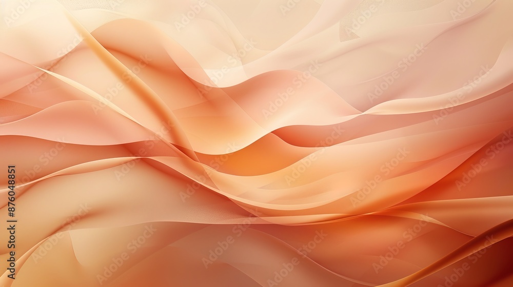 Poster smooth, flowing textures in harmonious shades, offering ample space for adding text or logos