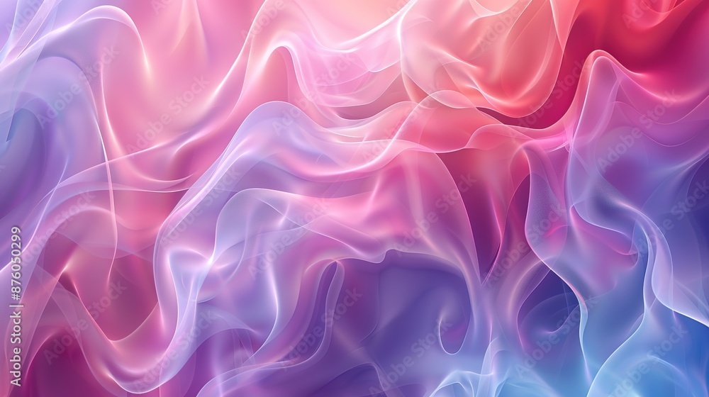 Poster tranquil abstract background with soft curves and gentle gradients for digital presentations