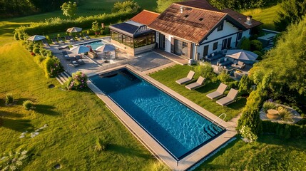 Country house with a terrace