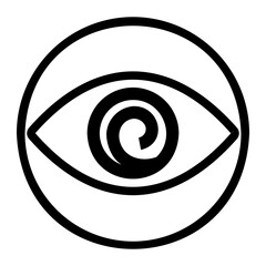 hallucination Line Icon