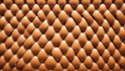 Fototapeta premium Realistic shiny Rattan pattern texture focused