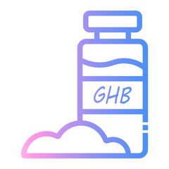 drug Line Gradient Icon