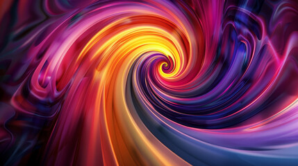 swirling vortex of vibrant colors 