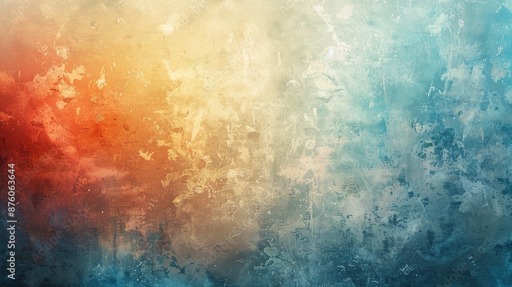 Poster serene blend - modern abstract art background with colorful textures and soft lighting