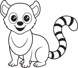 Funny large longhair gray kitten with beautiful big green eyes lying on white table. Lovely fluffy cat licking lips. Free space for text.