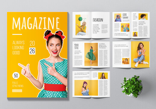 Portfolio Magazine Layout